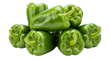 Vibrant green bell peppers pile, perfect for healthy recipes, culinary inspiration, and fresh food concepts seeking natural goodness.