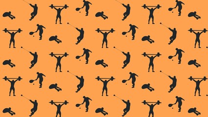 SPORTS VECTOR PATTERN DESIGN