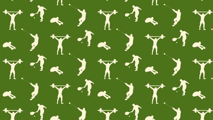 SPORTS VECTOR PATTERN DESIGN
