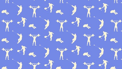 SPORTS VECTOR PATTERN DESIGN