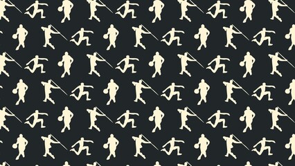 SPORTS VECTOR PATTERN DESIGN