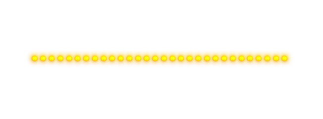 Orange dotted light bulb neon retro style 80s-90s graphic element. Suitable for business signs, bars, Hollywood, casinos, and Christmas events.