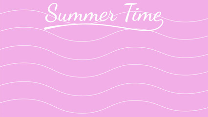 Soft color summer time background with wavy lines. Suitable for events, prints, posters, etc.