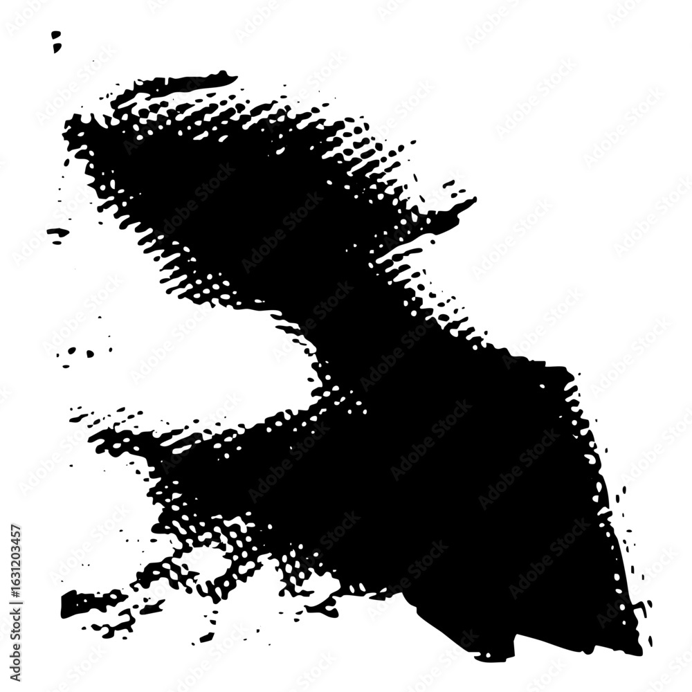 Poster vector abstract splatter features dynamic ink blots.