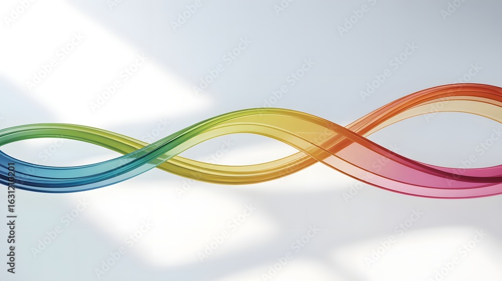 Poster abstract background with colorful lines