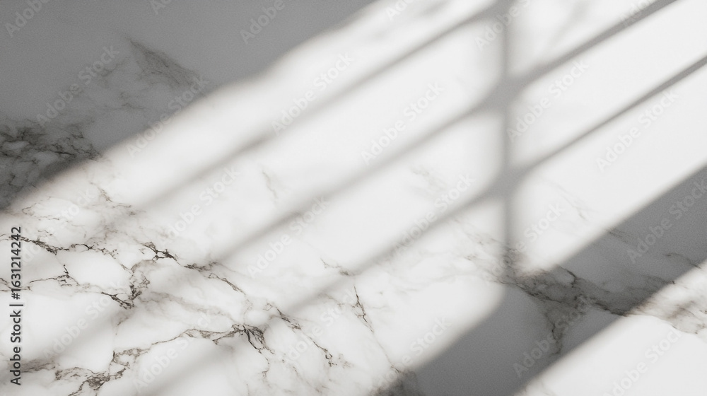 Poster marble texture background with window shadows light and shadow overlay