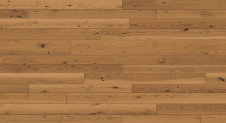 Rustic Brown Wooden Floor Planks, Seamless Oak Texture