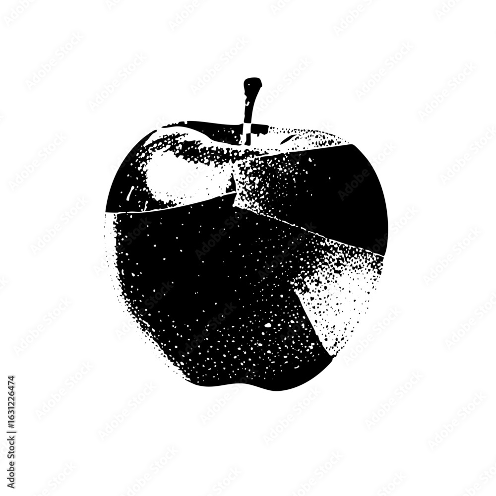 Poster vector with textured shading.