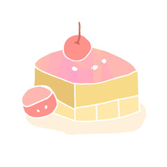 cake with cherry
