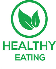 Eco friendly green leaf logo design with nature and organic theme