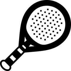 Padel Racket Solid Icon