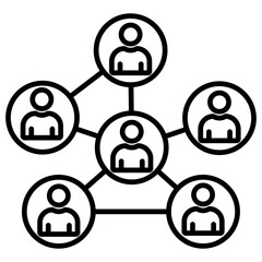 Relationships Outline Icon