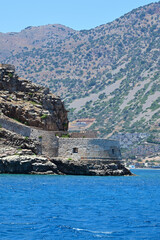 Festung auf Insel Spinalonga in Griechenland