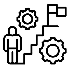 Career Kickstart  Icon Element For Design
