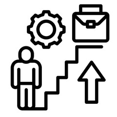 Career Development  Icon Element For Design
