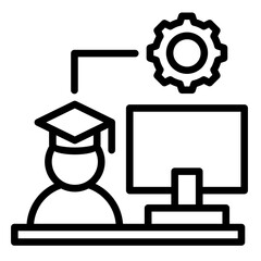 Trainee Portal  Icon Element For Design
