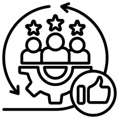 Customer Satisfaction Icon