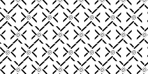 Seamless pattern with blue stripes square fabric textile cloth line texture background.	