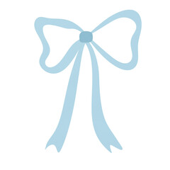 blue ribbon bow