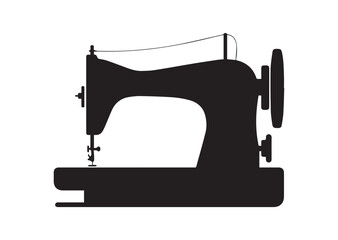 Sewing Machine silhouette vector illustration