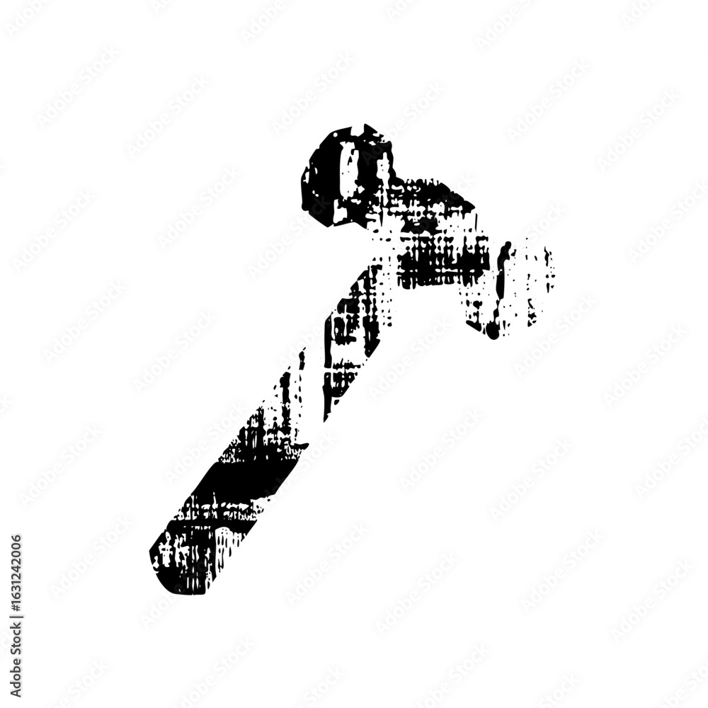 Poster vector abstract black silhouette of a running figure conveys dynamic movement.