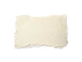 Obraz premium Pieces of torn or cut white cardboard isolated design element on transparent background.