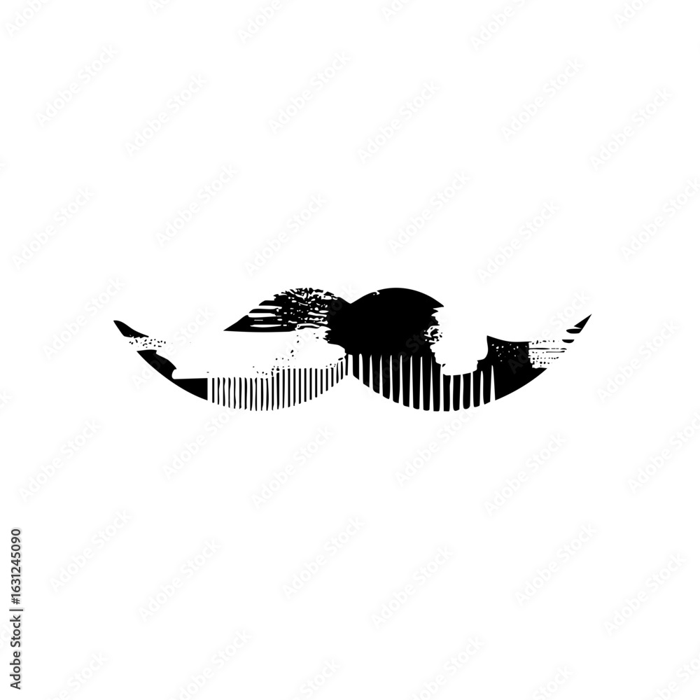 Poster vector abstract profile silhouettes depict connection and unity.