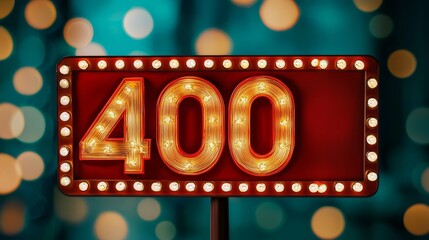 Bright and Bold 400 in Marquee Lights 