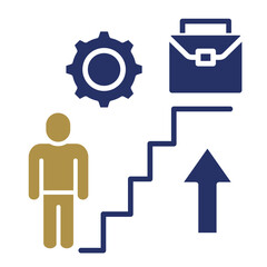 Career Development  Icon Element For Design
