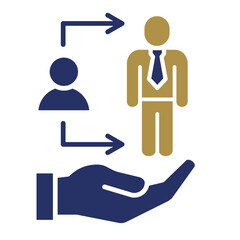 Entry-Level Role  Icon Element For Design
