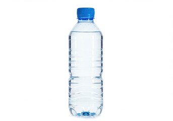 Fototapeta premium Clear plastic bottle filled with refreshing water