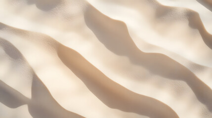 Smooth sandstone texture in soft beige tones, abstract wavy pattern, natural surface, gentle light and shadow, calming and organic background for design