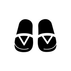 Slippers: A simple, clean, and striking image featuring a pair of slippers, perfect for conveying themes of relaxation, comfort, and home. 