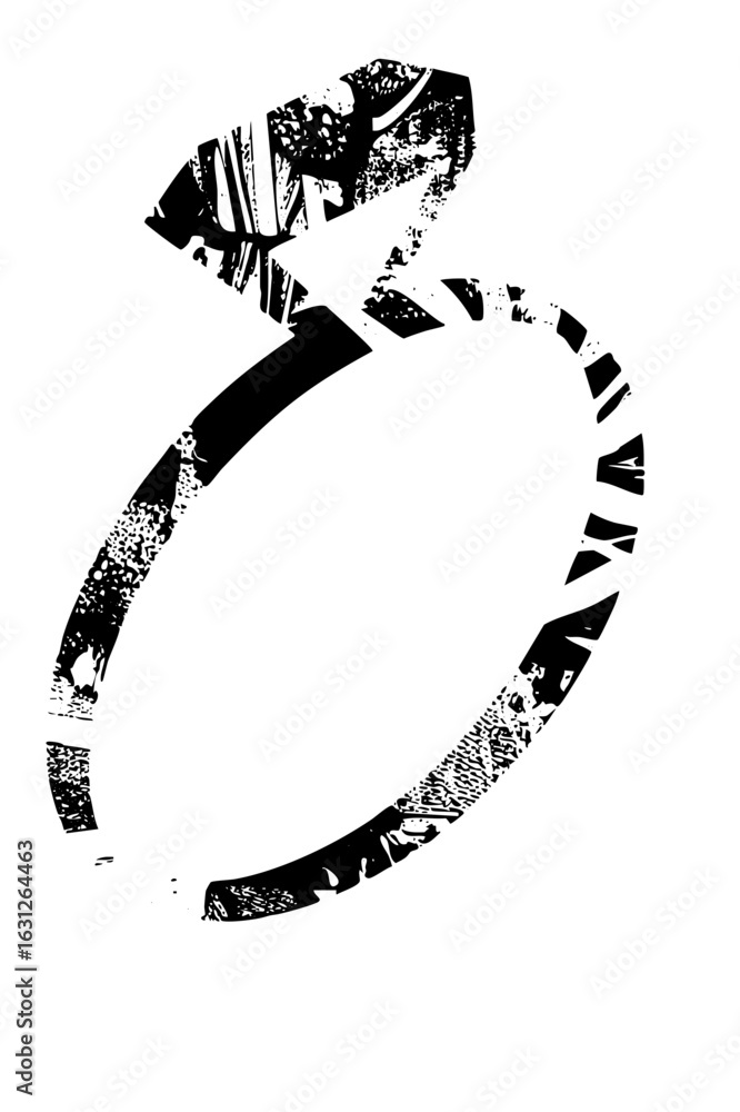 Poster vector abstract black snake forming a circular shape .
