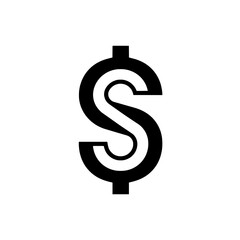 Financial Symbol: A stark, high-contrast image features a simplified, minimalist dollar symbol. The bold design makes a powerful statement about commerce and wealth. 