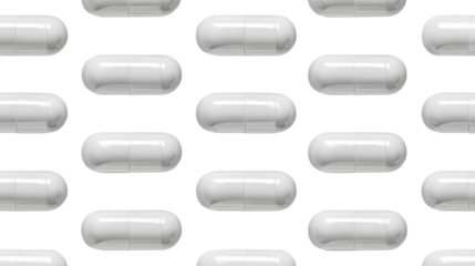 Pills on a black background, medical capsules, pharmaceutical, health products.