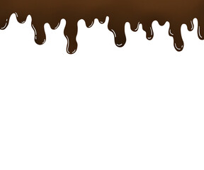choco drip liquid picture, brown melting fluid illustration