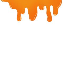 flowing orange fluid gradient illustration