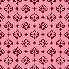 seamless pattern with hearts