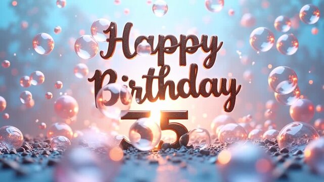 Celebrate milestone 35th birthday with sparkling bokeh and warm festive lights