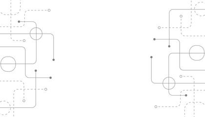 Abstract background with technology circuit board texture. Modern electronic motherboard texture. Creative idea for internet technology. Tech concept for header, web banner, website, presentation.