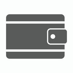 wallet icon, case vector, purse illustration