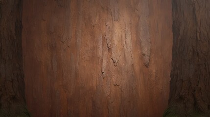 Obraz premium close up of rough tree bark showcasing deep cracks an