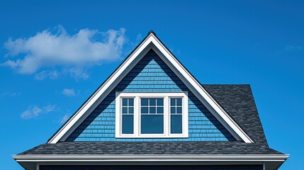 Rooftop Gable with Windows