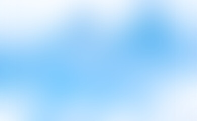 Abstract backdrop bright blue sky and clouds light blue blurred background. With copy space.	