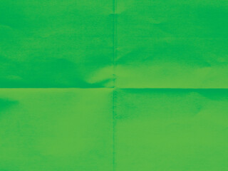 Green crumple paper, folded paper, scrambled paper. textured paper. white scramble page Simple and clean paper background. Texture overlay. Vector. Graphic.