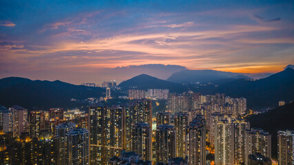 Modern urban living in Tseung Kwan O, Hong Kong July 29 2025 © boying