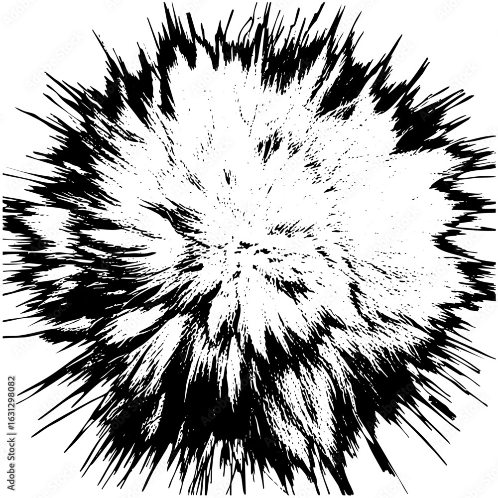 Poster vector dynamic burst of radiating lines creates an energetic explosion effect.