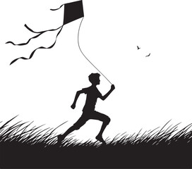 Abstract geometric shape silhouette isolated on transparent background