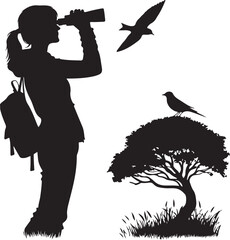 Abstract geometric silhouette of a stylized object isolated on transparent background